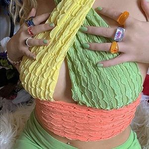 Criss Cross Halter Top